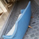 Sofa Sofa Arc curved EGG Scandinavian years 50-60