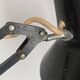 Vintage 1960s architect lamp Luxo L1 black mid-century design - 80 cm
