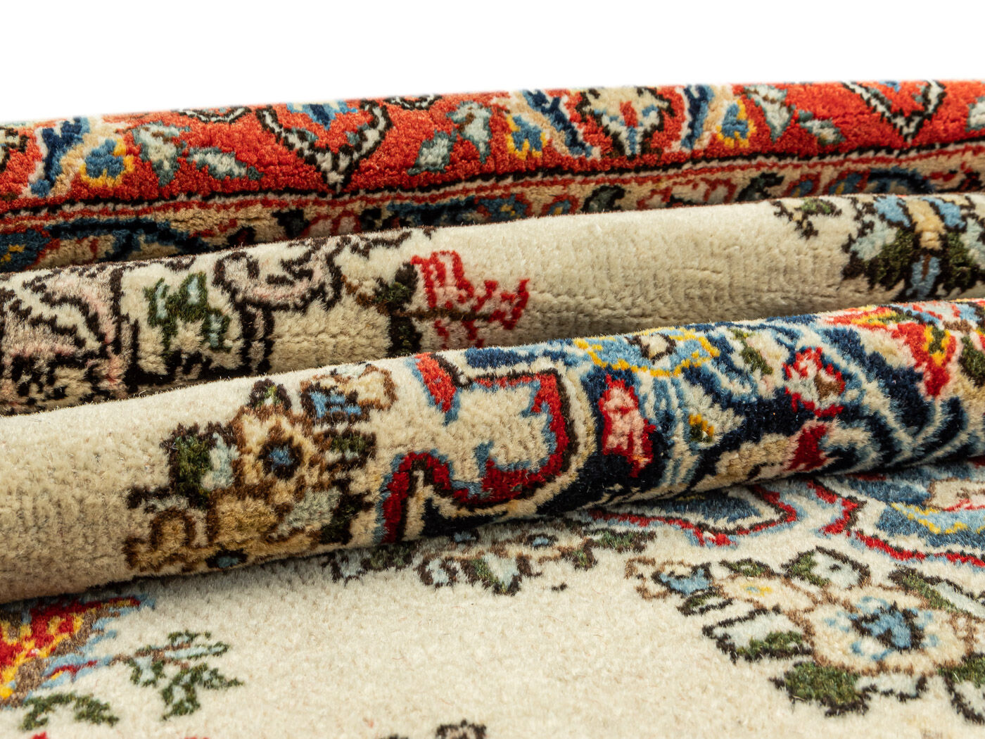 1960s ghom carpet, 135 x 219