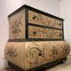 Hand painted xl chest of drawers