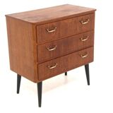 Commode scandinave en teck, Suède, 1950