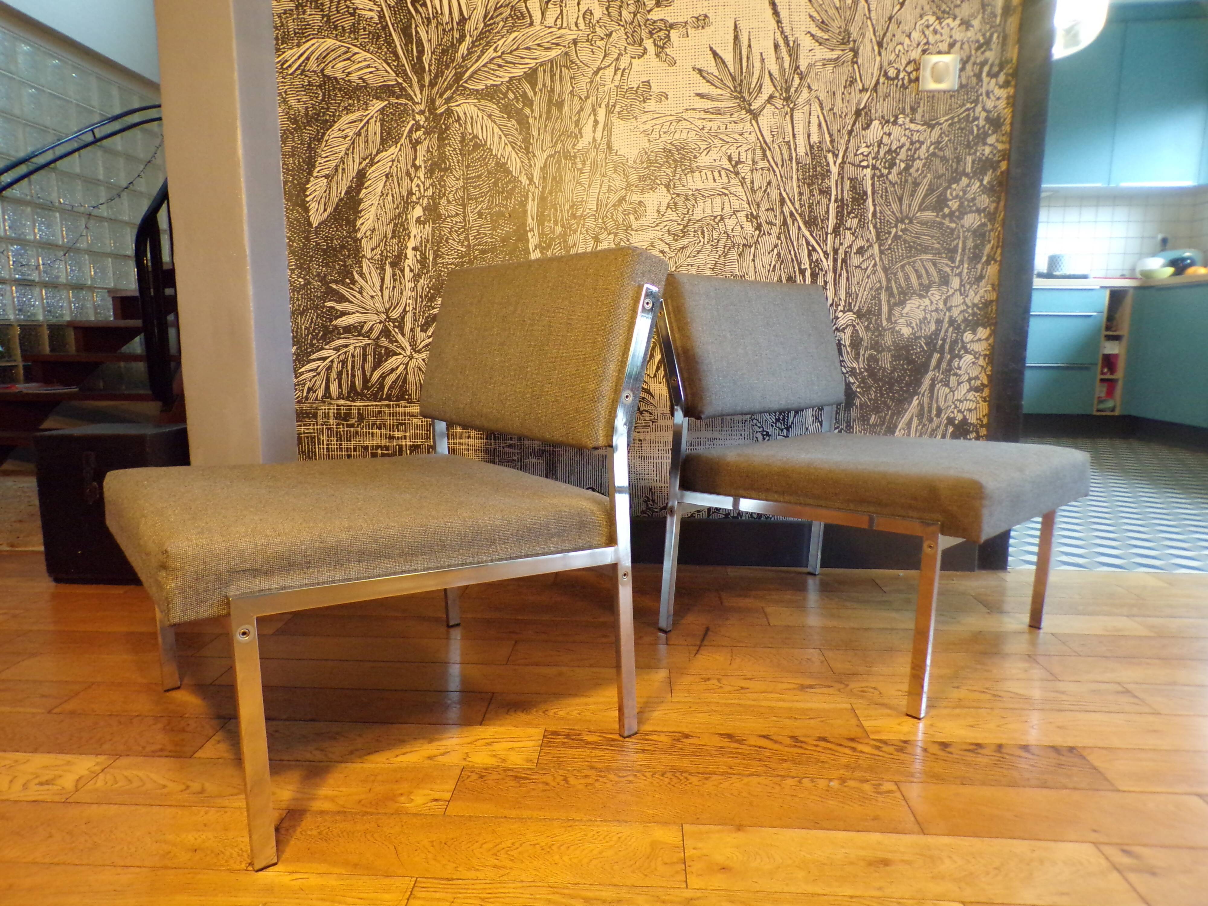 Pair of low chairs 1970