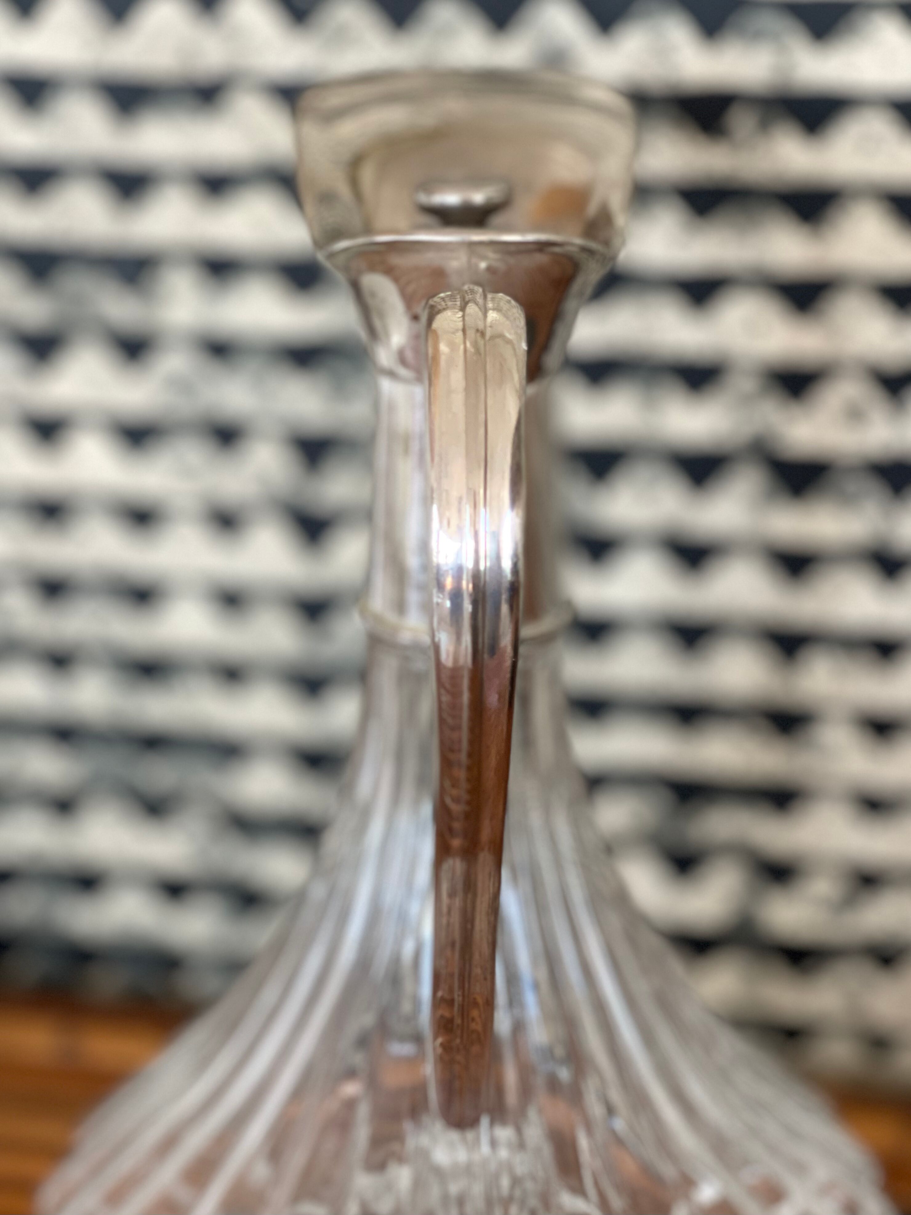 Antique glass decanter