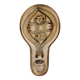 Wall-hung candle holder from Danish Søholm ceramics 1970s.