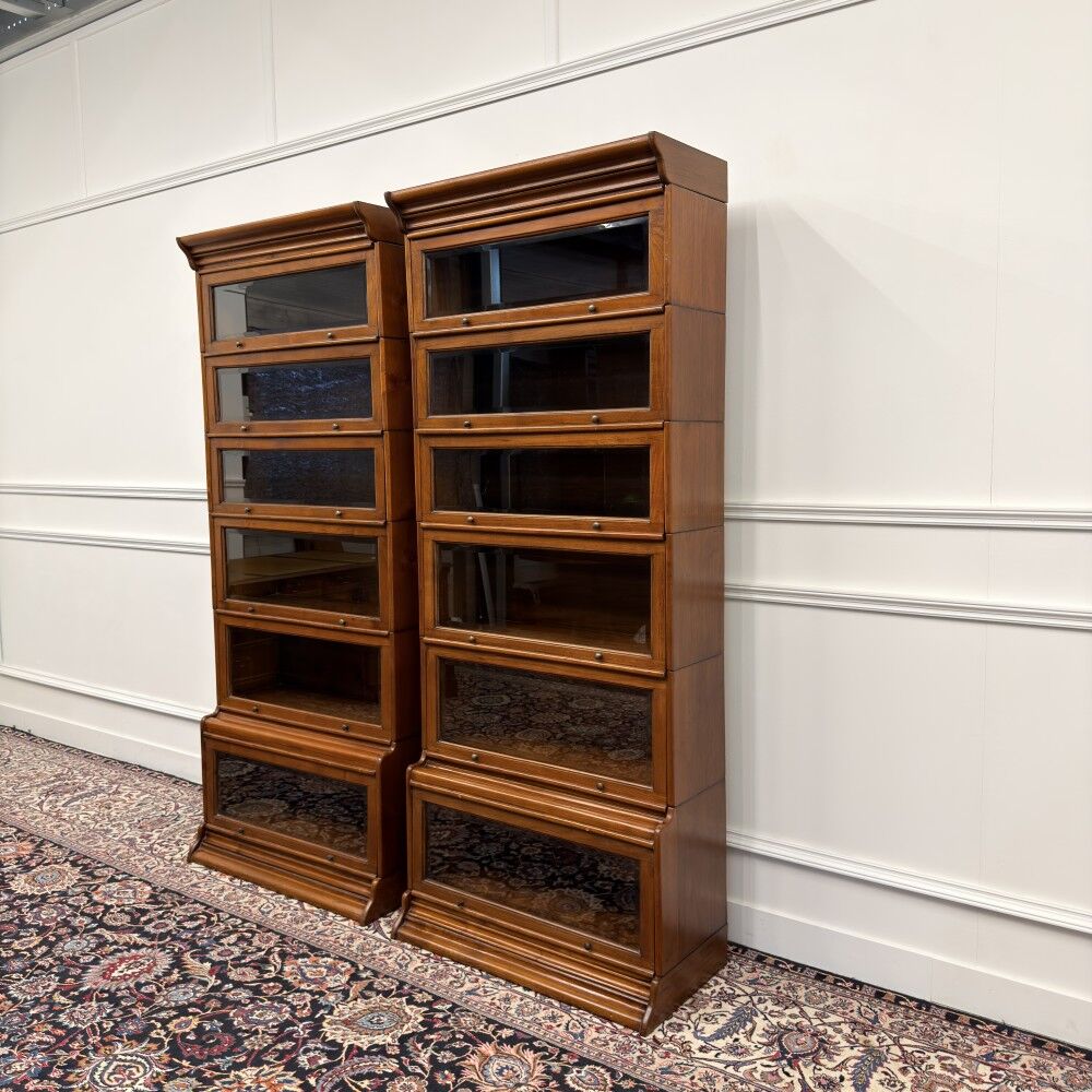 Classic English Globe Wernicke Style Bookcase