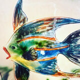 Puigdemont fish ceramic plate