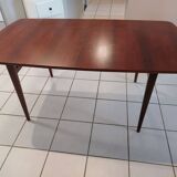 Extendable dining table in vintage Rio Rosewood 1960s