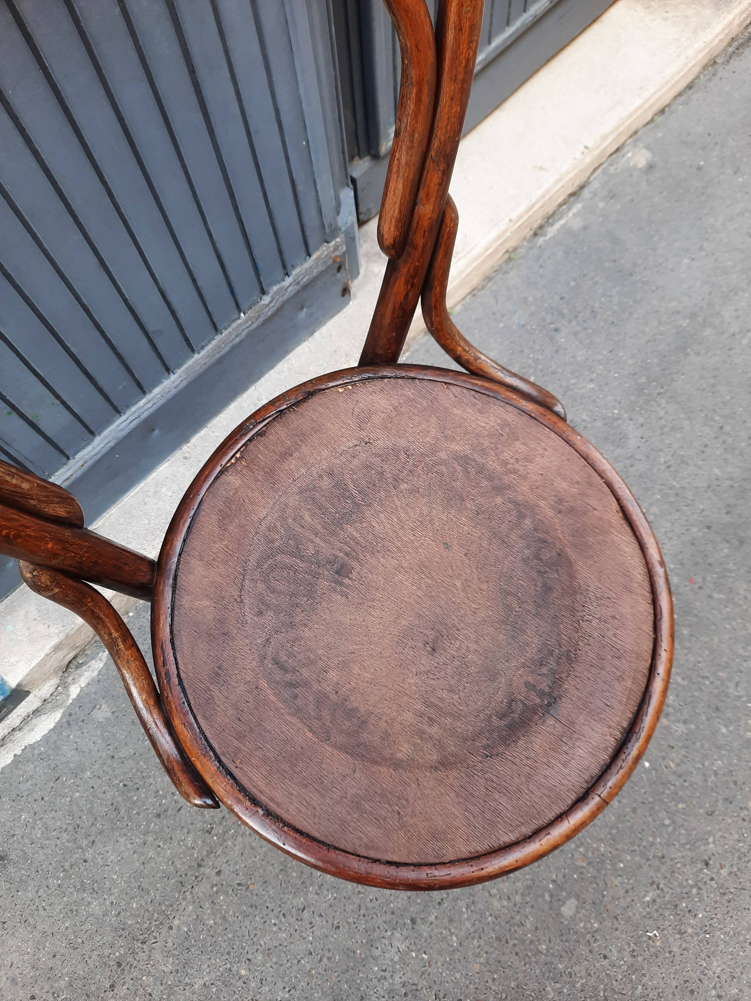 Antique bistro chair