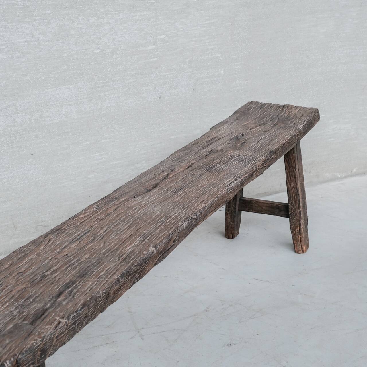 Primitive Wooden Belgium Bench (No.2)
