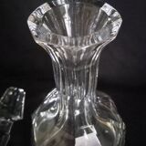 Carafe à whisky Art Déco en cristal taillé