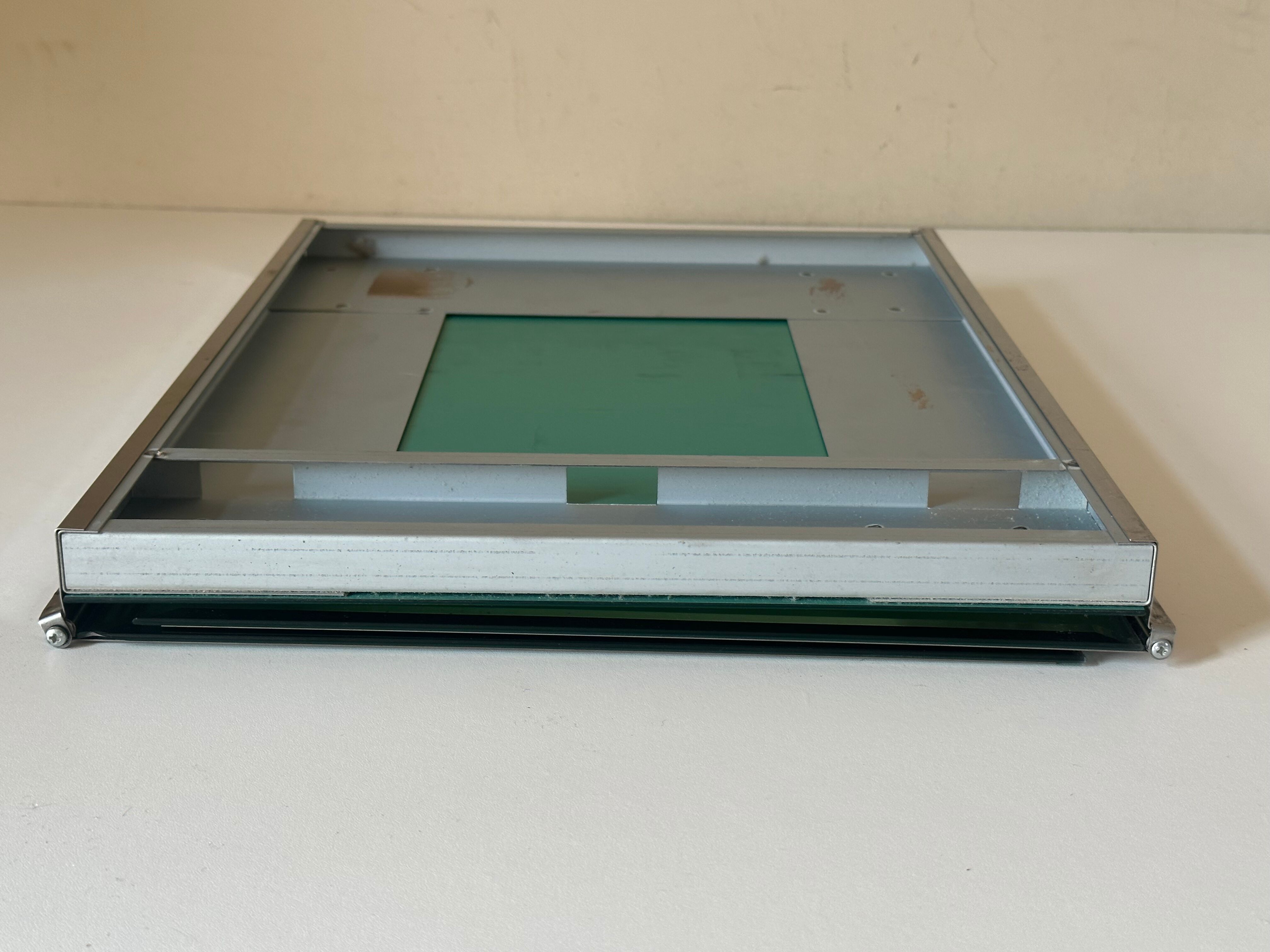 Modernist triptych mirror vintage design 70s