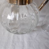 Orangeade lemonade pitcher with ice reserve