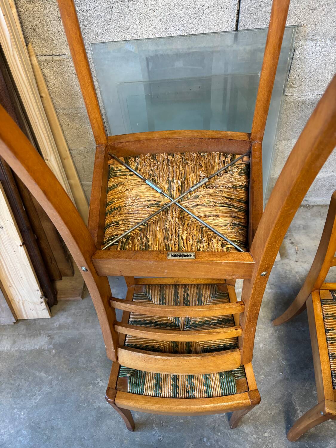 Monobloc bistro chairs