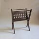 Wooden folding magazine rack