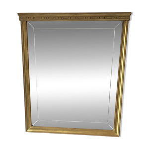 Miroir en bois doré, - une