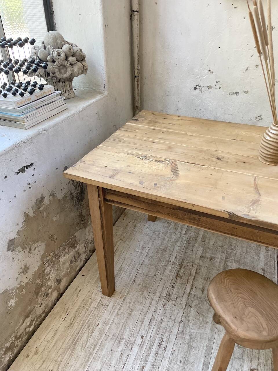 4m XXL pine and oak farmhouse table