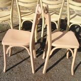 Set of 6 bistro chairs baumann 1960