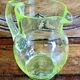 Old large pitcher carafe pot water jug in uraline