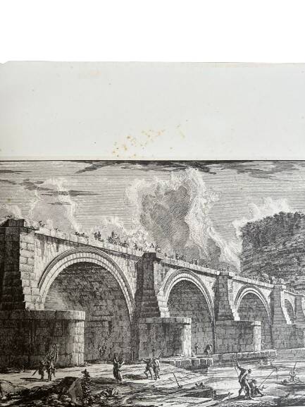 Reproduction of an engraving signed Piranesi F.