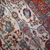 Carpet vintage Persian Mashad done hand 210x334cm 1950 s