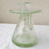 Bubble glass candle holder