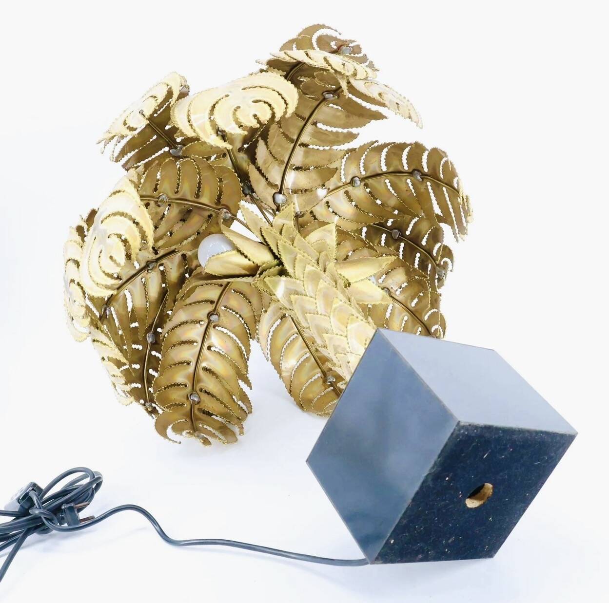 Palm tree lamp Christian Techoueyres Edition Maison Jansen