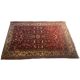 Tapis rouge en laine