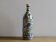 Antique Iznik Style Pottery Bottle with Birds, Ottoman Revival Ceramic Vase