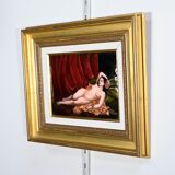 Painting Enamelled after C.Jalabert, signed R.Bonhomme – 1950