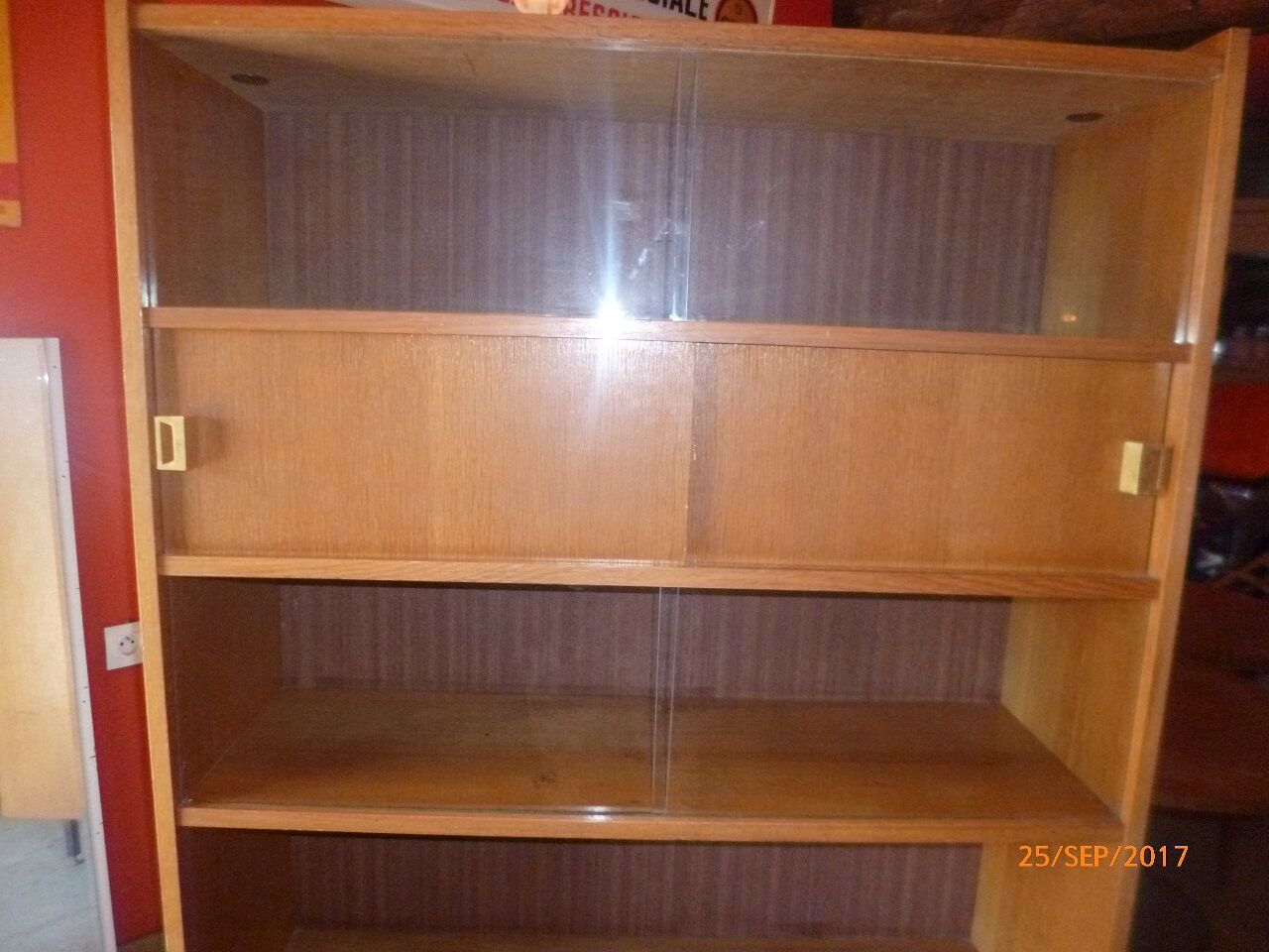 Library Scandinavian style of the 50/60s to iron feet