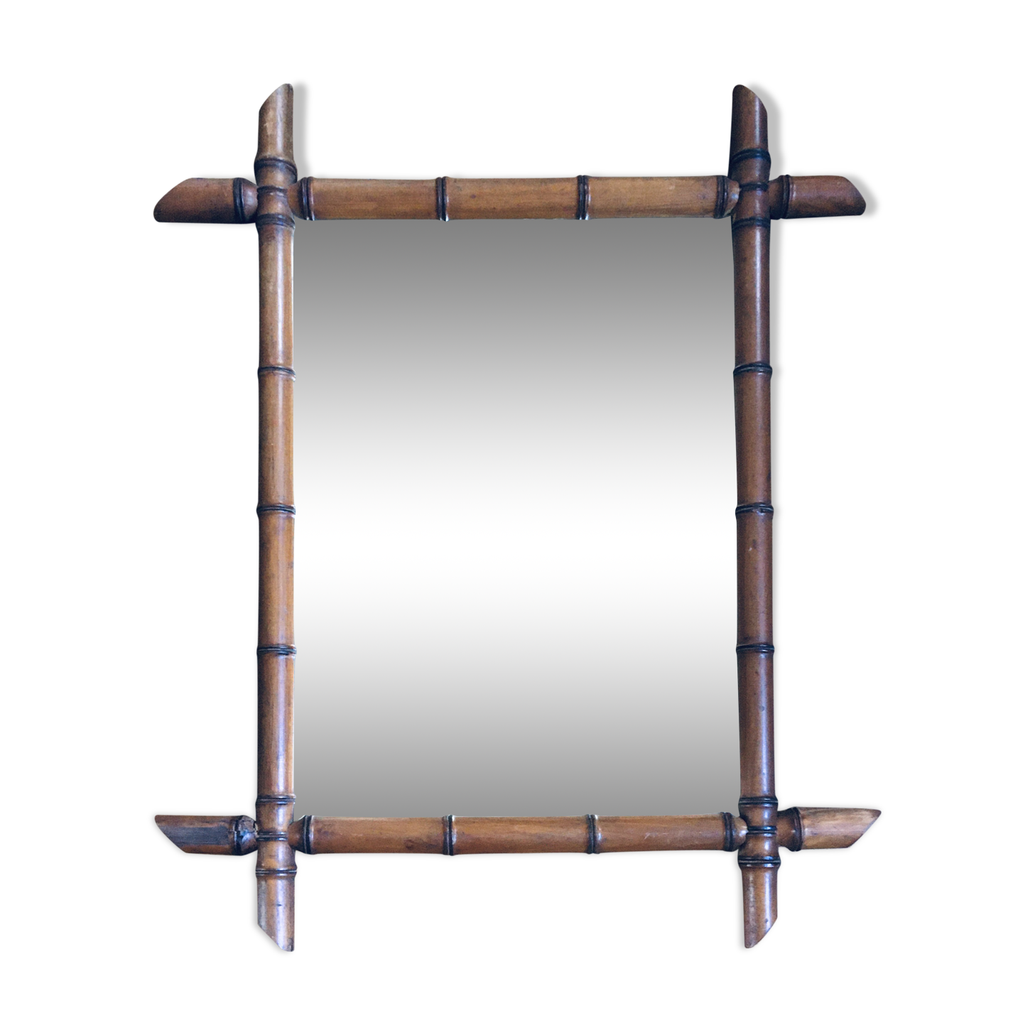 Bamboo mirror 51x62cm