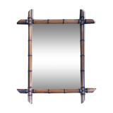 Bamboo mirror 51x62cm