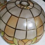 Pair of mother-of-pearl lampshades