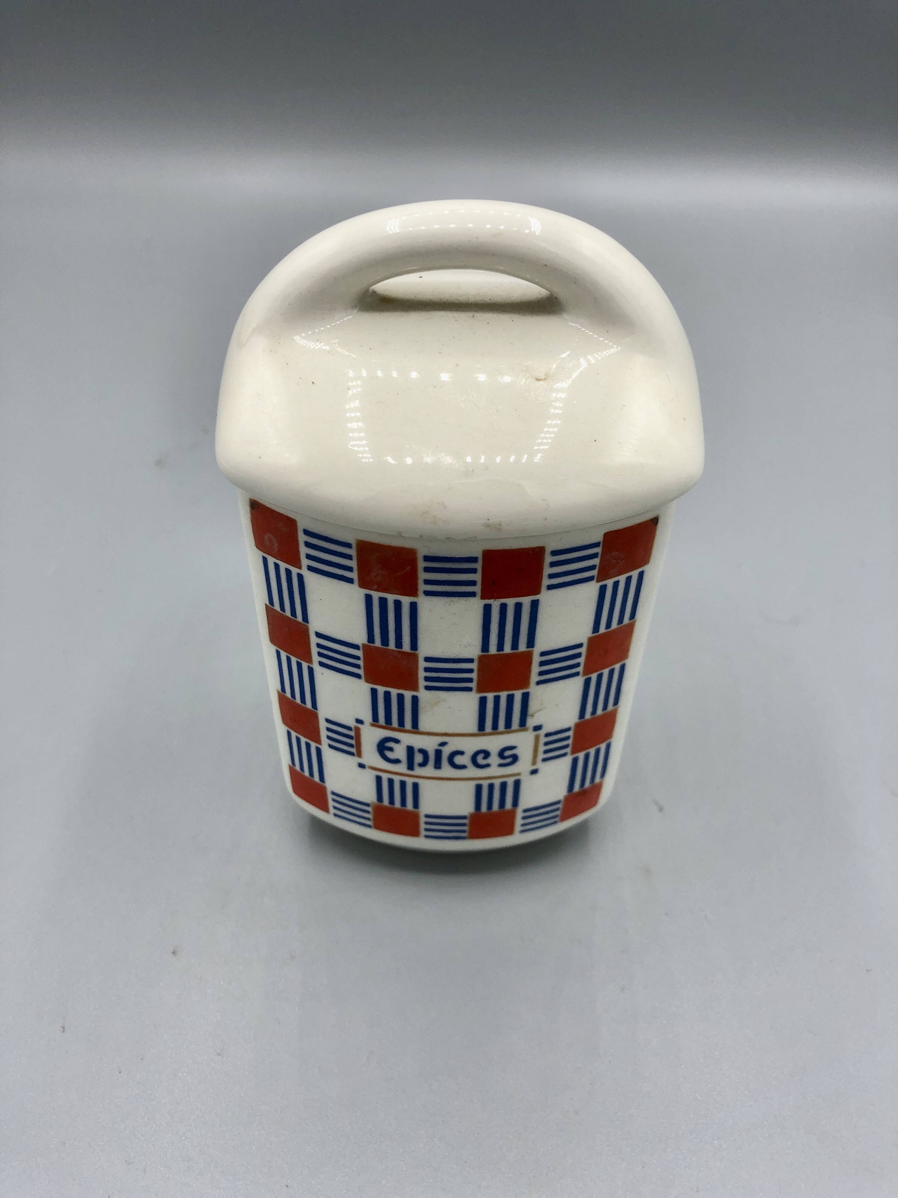 Earthenware spice jars