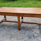 Oak farmhouse table 6 feet 2 drawers 200cm