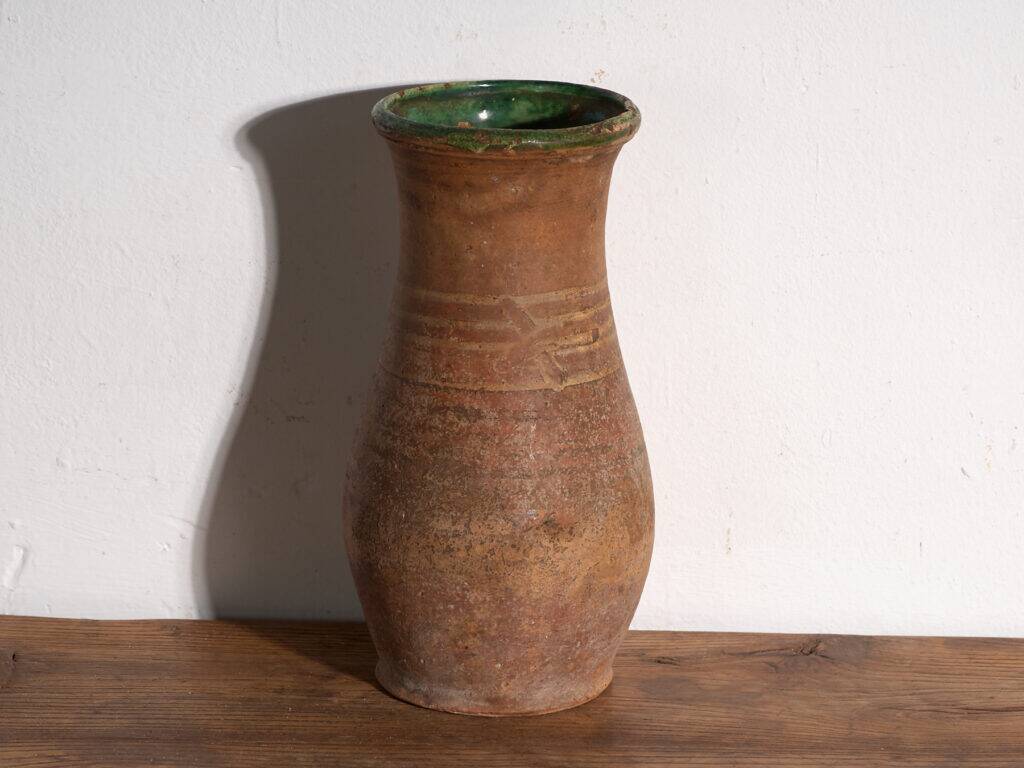 Antique glazed ceramic vase – Central Europe, circa 1920