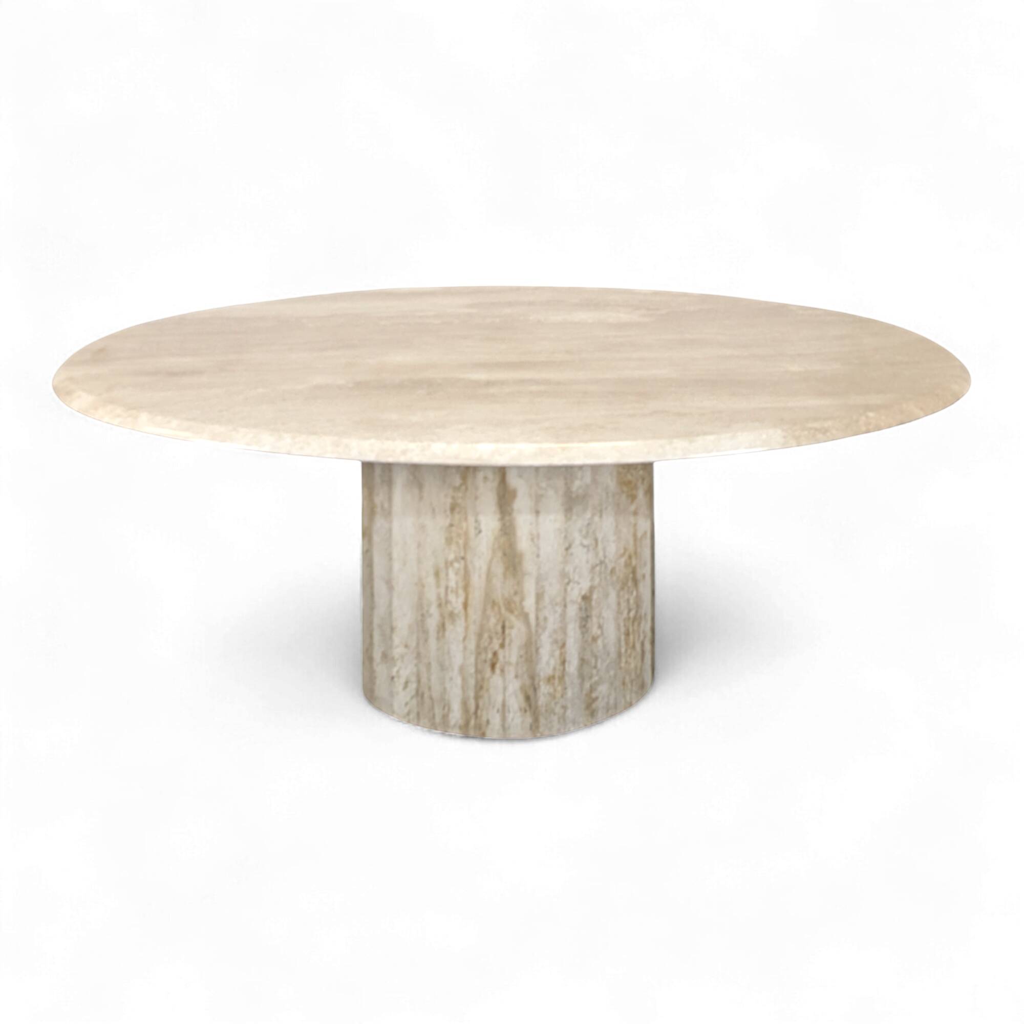 1970s travertine dining table