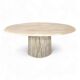 1970s travertine dining table