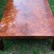 Vintage 1960 walnut table