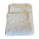 Antique sheet in embroidered hemp linen