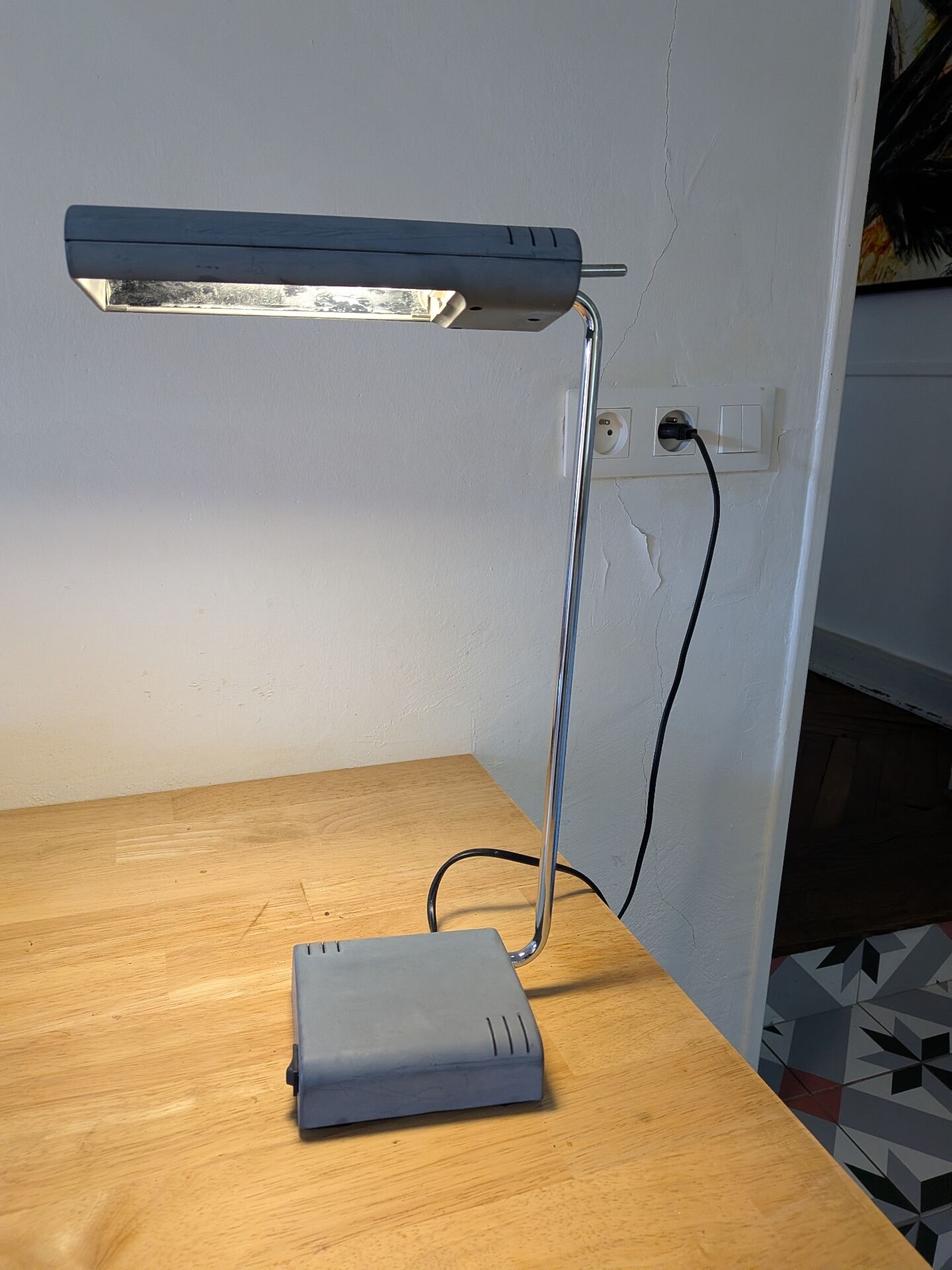 Lampe Alco modèle Rondo années 80 