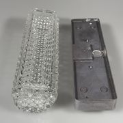 1960s 1970s Wall Lamp by Glashütte Limburg Germany Space Age