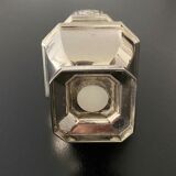 1 sucrier saupoudreur en métal couleur argent