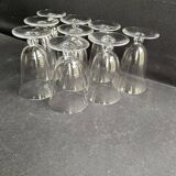 9 Verres à vin Baccarat service Meurcie – Art déco