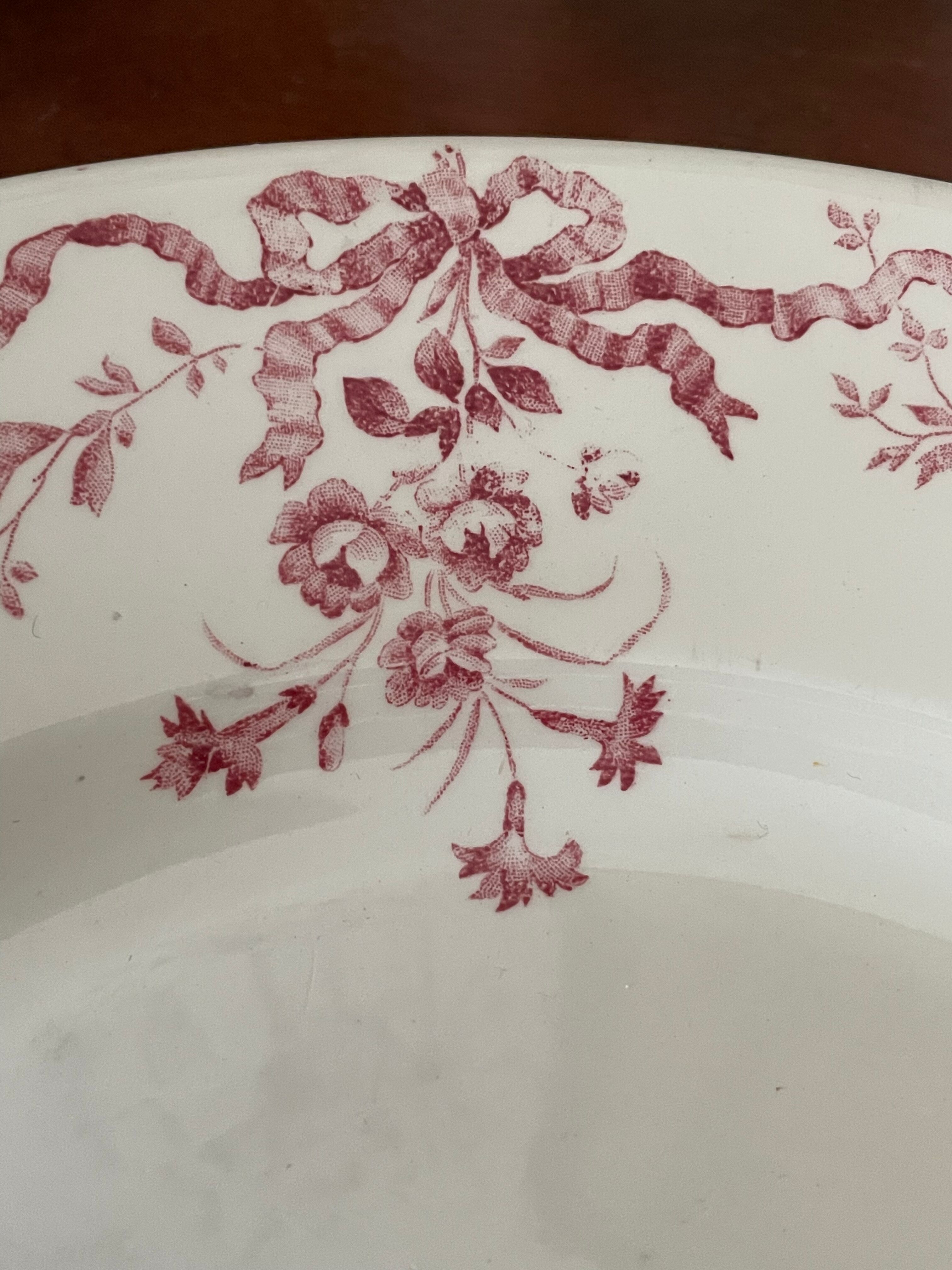 Two ceramic dishes from Longwy