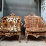 Pair of Louis XV baroque shepherds