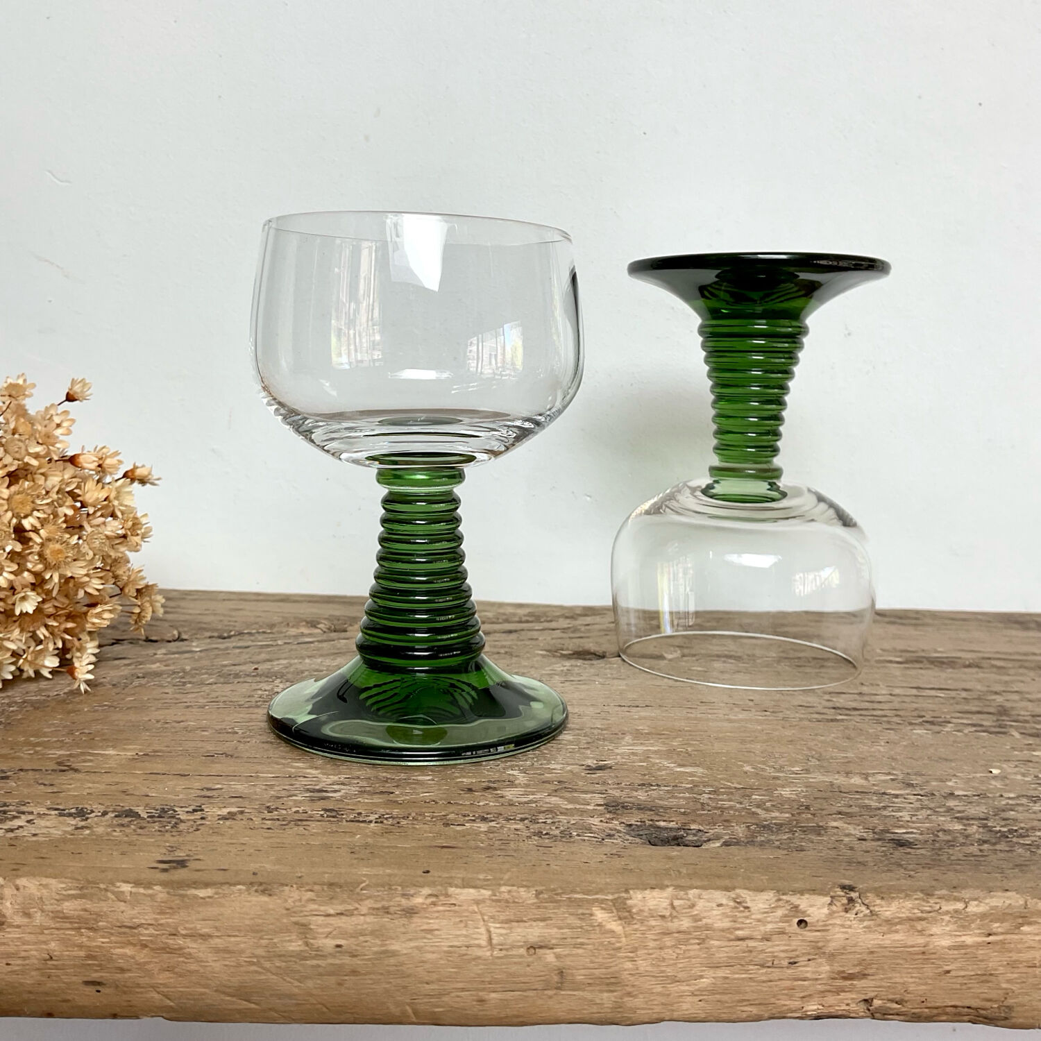 4 Alsace Roemer glasses