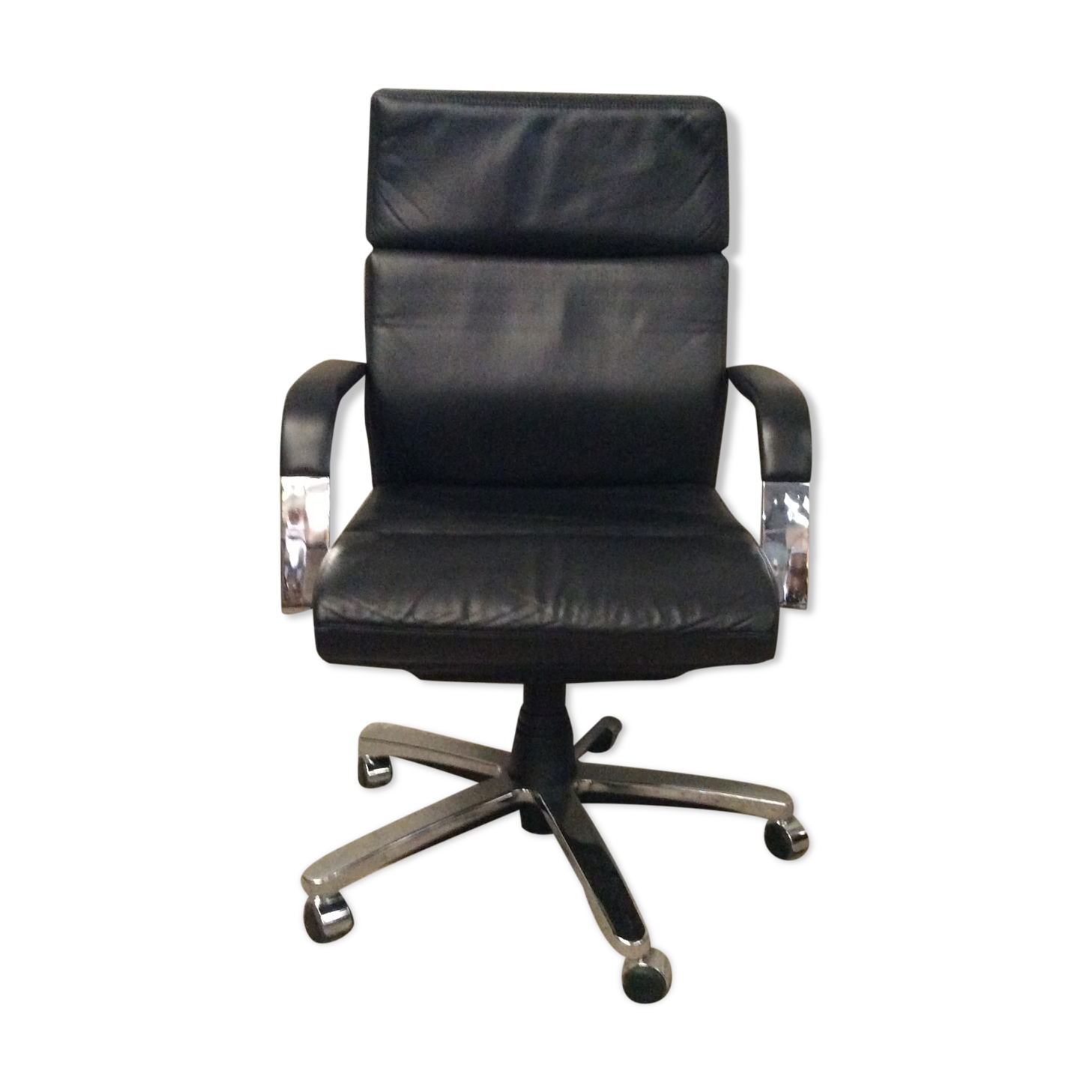 1980 leather desk chair design