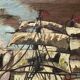 Ancient painting, Marine early 20th century