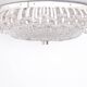 Floral Mid-Century Modern Flush Lamp Emil Stejnar 1960s Austria
